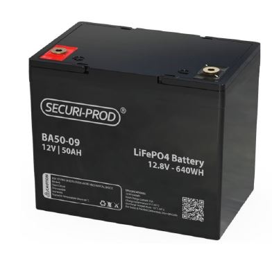 Securi-Prod LiFePO4 Lithium Battery 12V 50Ah