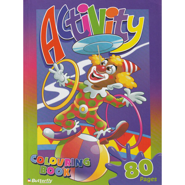 Butterfly Colouring Activity Book 80pg BKK550